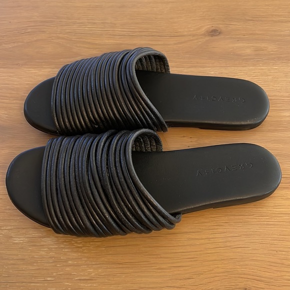 Grey City Nikki Corded Slide Sandal - Picture 6 of 7